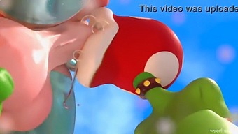 公主Rosalina Futa是个饥渴的荡妇,喜欢口交和性爱。